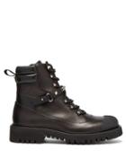 Matchesfashion.com Valentino Garavani - Rockstud Leather Boots - Womens - Black