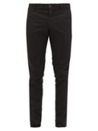 Matchesfashion.com Incotex - Ripstop-effect Cotton-blend Trousers - Mens - Black