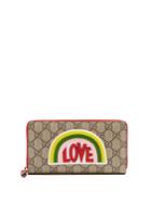 Gucci Love-appliqu Gg Supreme Wallet
