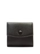 Matchesfashion.com Maison Margiela - Logo-embossed Grained-leather Coin Purse - Mens - Black