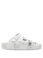 Matchesfashion.com Birkenstock X Csm - Tallahassee Woven Leather Sandals - Mens - White