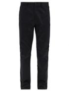 Matchesfashion.com Maison Margiela - Bar-tacked Straight-leg Cotton-gabardine Chinos - Mens - Black