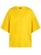 Matchesfashion.com Balenciaga - Self Help Print Cotton T Shirt - Mens - Yellow