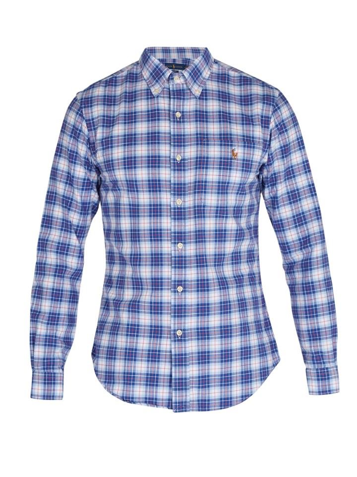 Polo Ralph Lauren Button-down Collar Checked Cotton Shirt