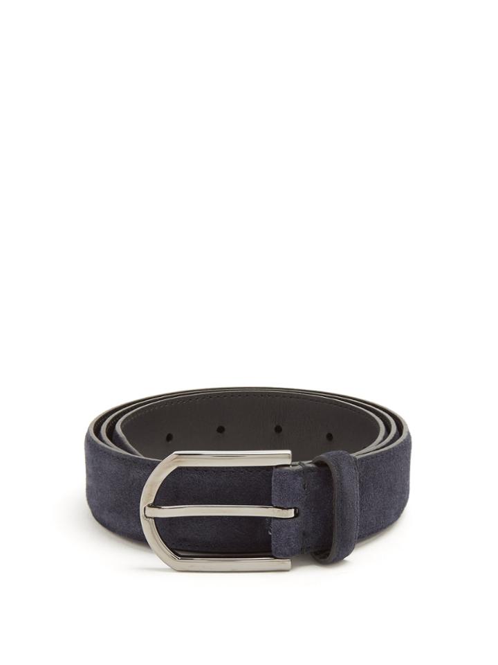 Ermenegildo Zegna Suede Belt