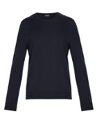 Berluti Leather-trimmed Cashmere Sweater