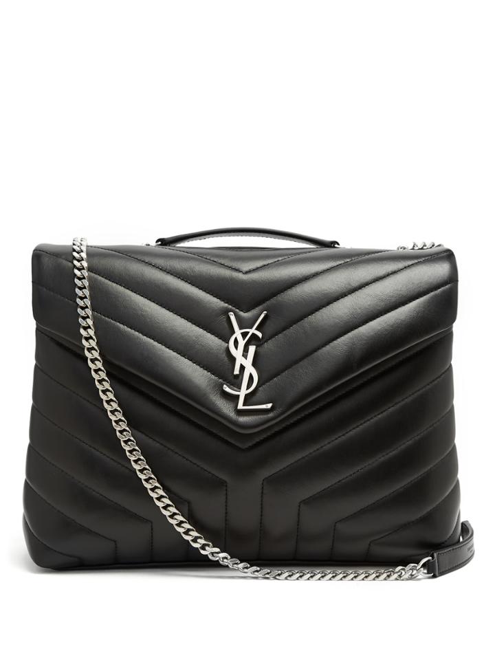 Saint Laurent Lou Lou Medium Quilted-leather Shoulder Bag