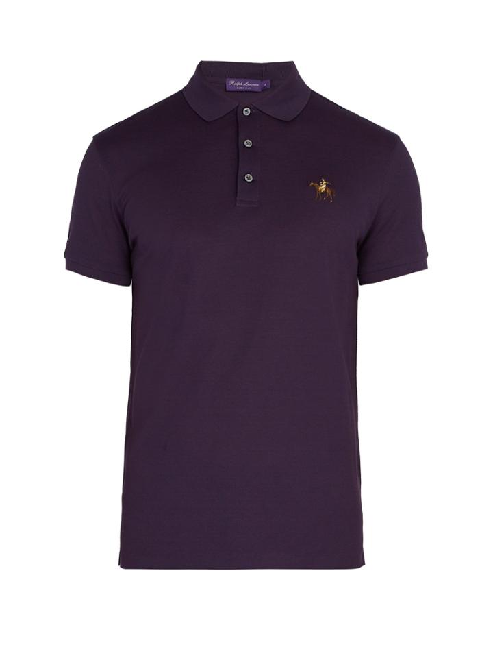 Ralph Lauren Purple Label Cotton-piqu Polo Shirt
