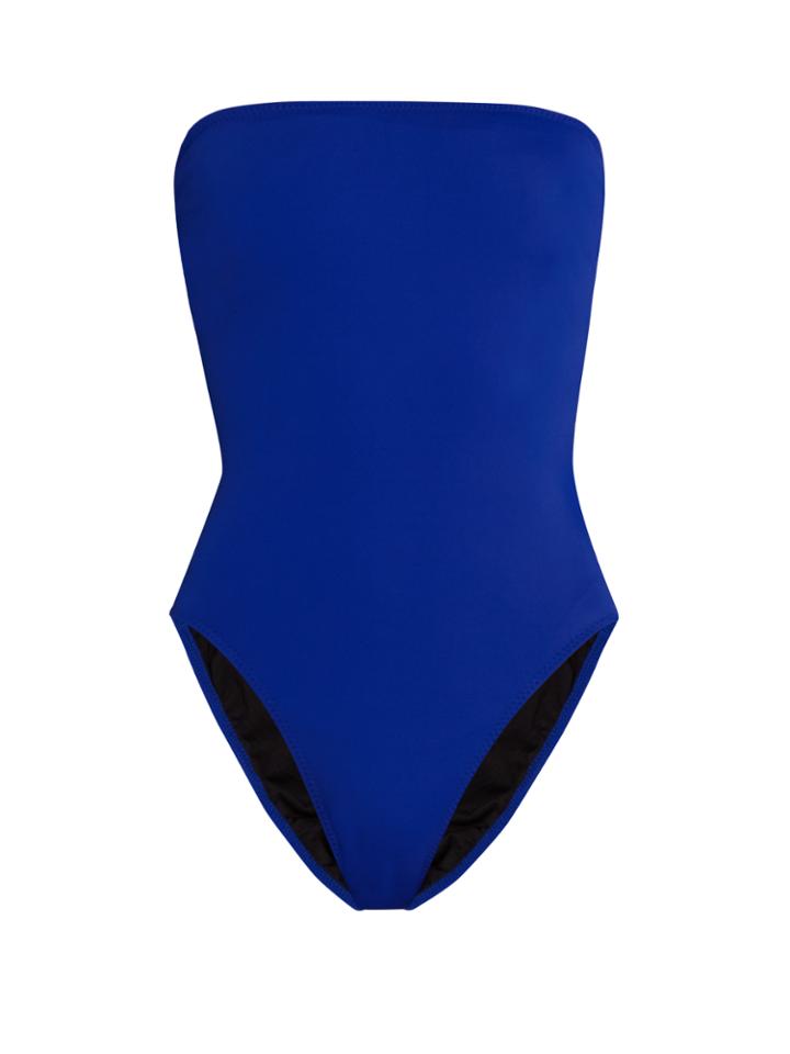 Norma Kamali Bishop Mio Strapless Swimsuit