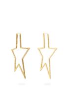 Matchesfashion.com Lynn Ban - Star Pav Topaz Gold Plated Earrings - Womens - Gold
