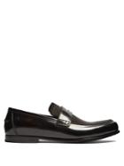Jimmy Choo Darblay Studded-front Leather Penny Loafers