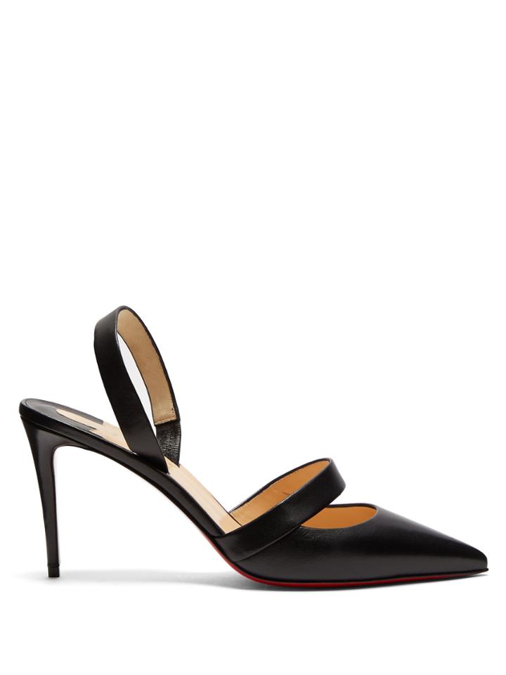 Christian Louboutin Actina Slingback Leather Pumps