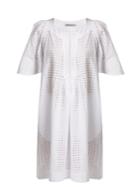 Three Graces London Prudence Broderie-anglaise Cotton Dress