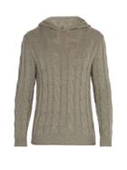 Ralph Lauren Purple Label Cashmere Cable-knit Hooded Sweater