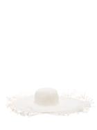 Matchesfashion.com Jacquemus - Le Chapeau Riviera Frayed Raffia Hat - Womens - White