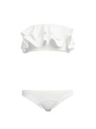 Lisa Marie Fernandez Sabine Ruffled Bonded Bikini