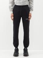 4 Moncler Hyke - Logo-print Cotton-jersey Track Pants - Mens - Black