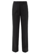 Matchesfashion.com Co - Wide-leg Wool Trousers - Womens - Black
