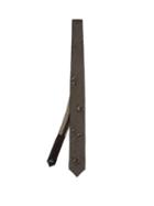 Matchesfashion.com Title Of Work - Distressed Silk Organza Tie - Mens - Black