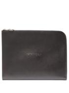 Matchesfashion.com Off-white - For Work Leather Pouch - Mens - Black