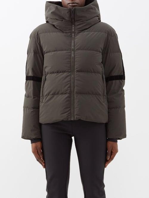 Fusalp - Barsy Padded Hooded Down Ski Jacket - Womens - Khaki