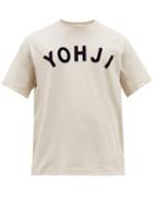 Matchesfashion.com Y-3 - Yohji Appliqu Cotton T Shirt - Mens - White