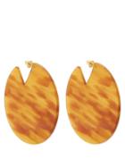 Ladies Jewellery Vanda Jacintho - Disc Earrings - Womens - Brown