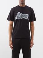Icecream - Iced Out Running-dog Logo Cotton-jersey T-shirt - Mens - Black
