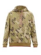 Matchesfashion.com Burberry - Casper Tb Print Cotton Blend Hooded Sweatshirt - Mens - Khaki