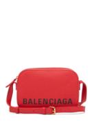 Matchesfashion.com Balenciaga - Ville Xs Leather Cross Body Bag - Womens - Red