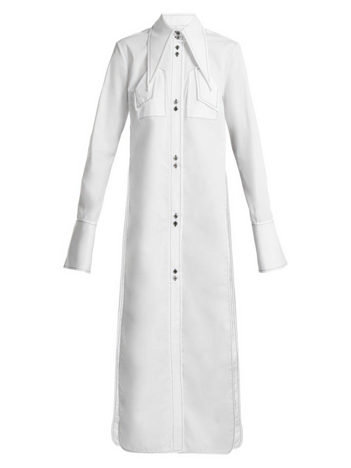 Ellery Kaleidoscope Cotton Tunic Shirt-dress