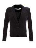 Cefinn - Jade Single-breasted Cotton-blend Corduroy Blazer - Womens - Navy