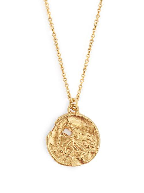 Matchesfashion.com Alighieri - Aquarius Gold Plated Necklace - Womens - Gold