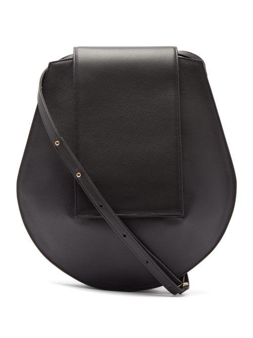 Matchesfashion.com Tsatsas - Cy Medium Grained-leather Shoulder Bag - Womens - Black