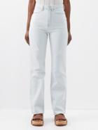 Joseph - Fulham High-rise Straight-leg Jeans - Womens - Light Blue