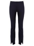 The Row Thilde Skinny-fit Split-cuff Trousers
