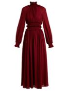 Giambattista Valli High Ruffle-neck Dress