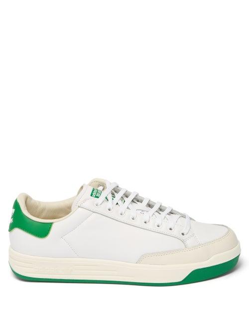 Matchesfashion.com Adidas - Rod Laver Leather Trainers - Mens - Green White
