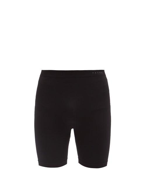 Matchesfashion.com Falke Ess - Logo-print Technical-jersey Shorts - Mens - Black
