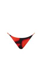 Louisa Ballou - Aura-print Recycled-jersey Bikini Briefs - Womens - Pink Multi