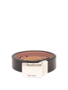 Matchesfashion.com Paul Smith - Signature Stripe Reversible Leather Belt - Mens - Multi
