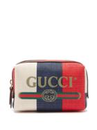 Matchesfashion.com Gucci - Logo Print Canvas Wash Bag - Womens - Red Multi