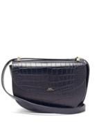 Matchesfashion.com A.p.c. - Geneve Crocodile-effect Leather Cross-body Bag - Womens - Navy