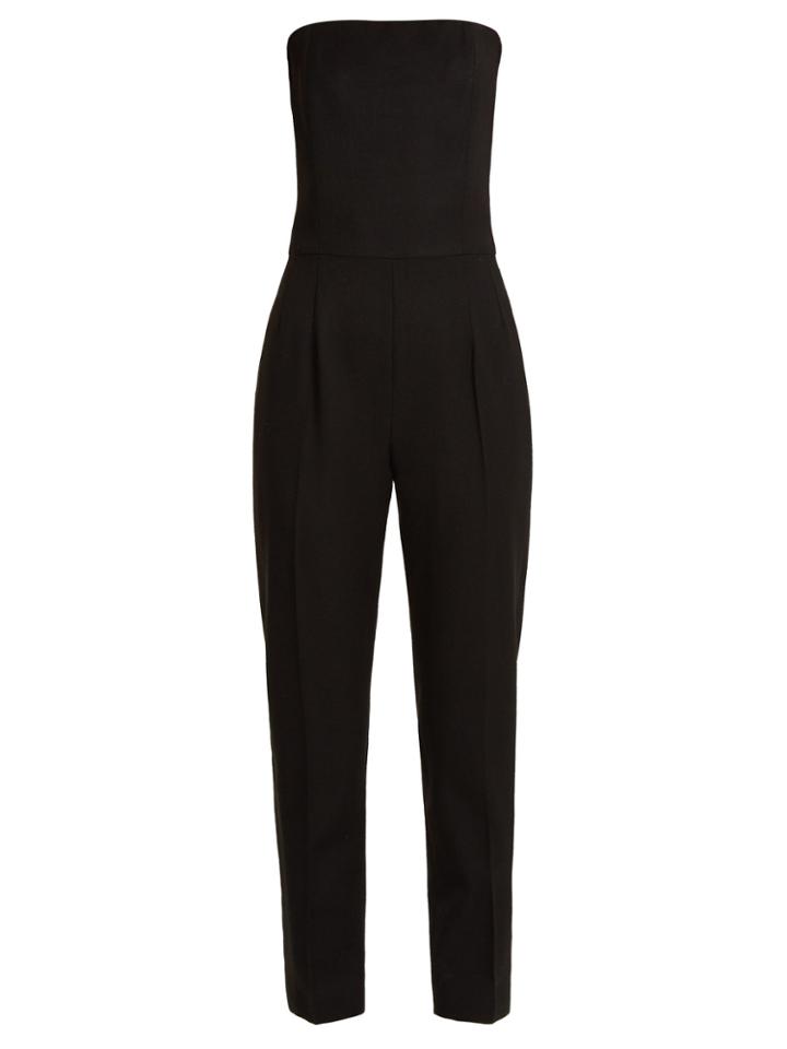 Pallas X Claire Thomson-jonville Divine Wool-crepe Tuxedo Jumpsuit