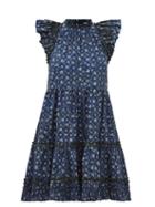 Ulla Johnson - Joan Shibori-print Cotton Dress - Womens - Navy Multi