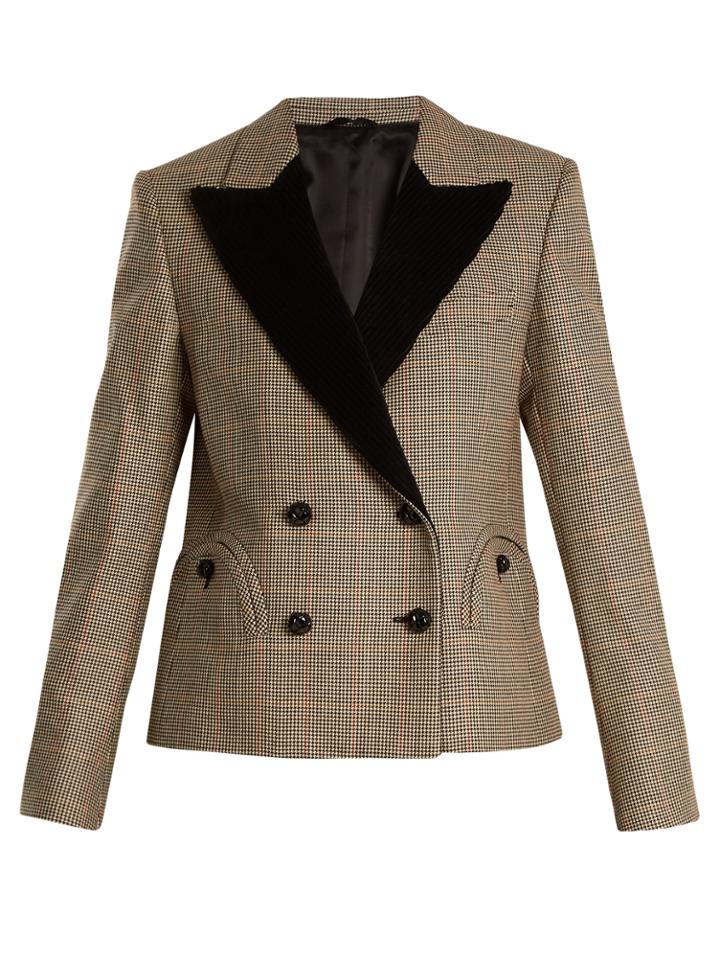Blazé Milano If And When Pow Velvet-lapel Blazer