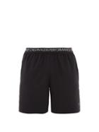 Matchesfashion.com Calvin Klein Performance - Logo-waistband Technical-jersey Shorts - Mens - Black