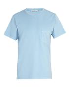 Matchesfashion.com Acne Studios - Patch Pocket Cotton T Shirt - Mens - Blue