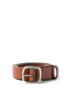 Acne Studios - Leather Belt - Mens - Brown