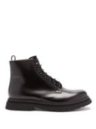 Matchesfashion.com Prada - Leather Ankle Boots - Mens - Black